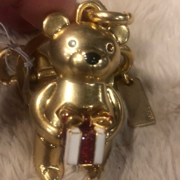 Coach bear keychain/bag charm - Picture 2 of 3